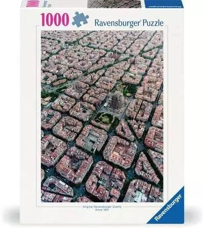 Puzzle 1000 Teile - Barcelona von Oben