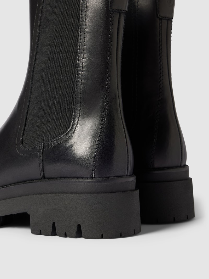 Chelsea Boots mit profilierter Sohle Modell 'Chelsea Essential' in schwarz