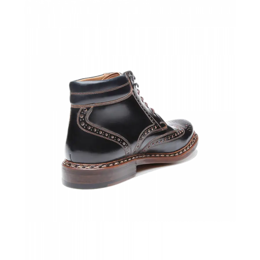 Heinrich Dinkelacker - Stiefeletten BUDA FULL-BROGUE C Cordovan - schwarz