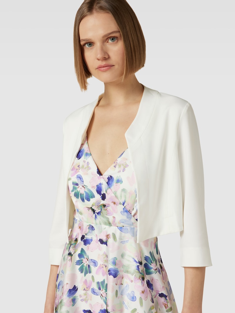 Bolero mit offener Vorderseite in offwhite