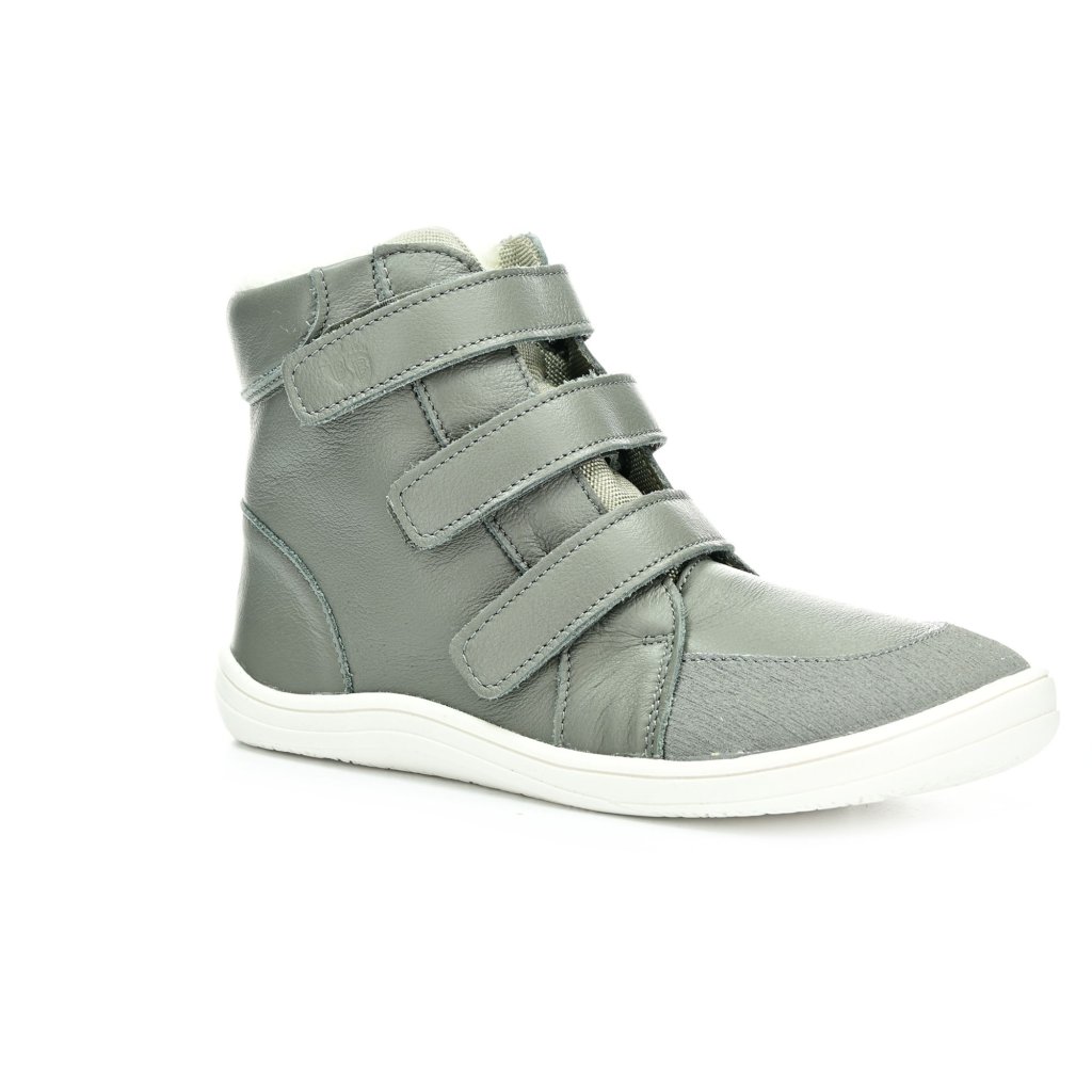 Baby Bare Febo Winter Grey (mit Membran/Asfaltico) Winterbarfußschuhe