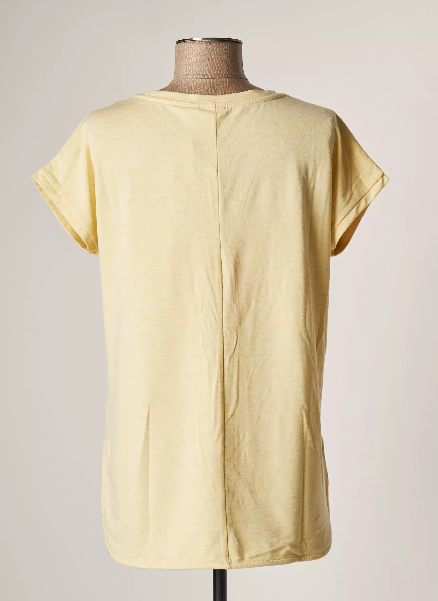 Ichi Tshirts Femme couleur jaune