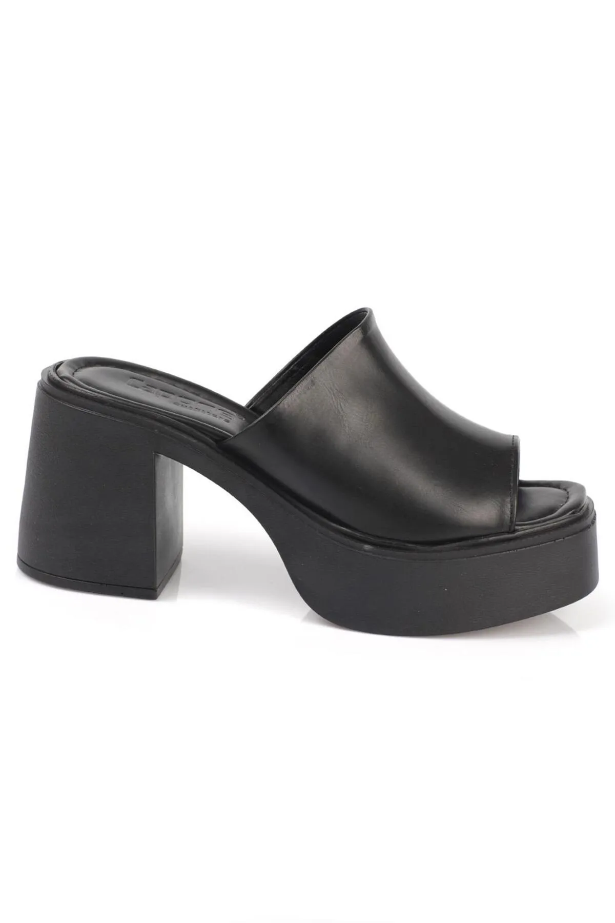 Capone Outfitters  Capone Platform Schwarze Damenhausschuhe