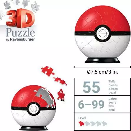 3D Puzzle Ball Pokémon Pokéball
