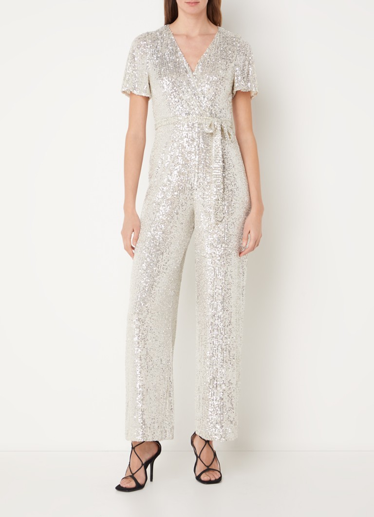 Phase Eight Alessandra Jumpsuit Silver 08