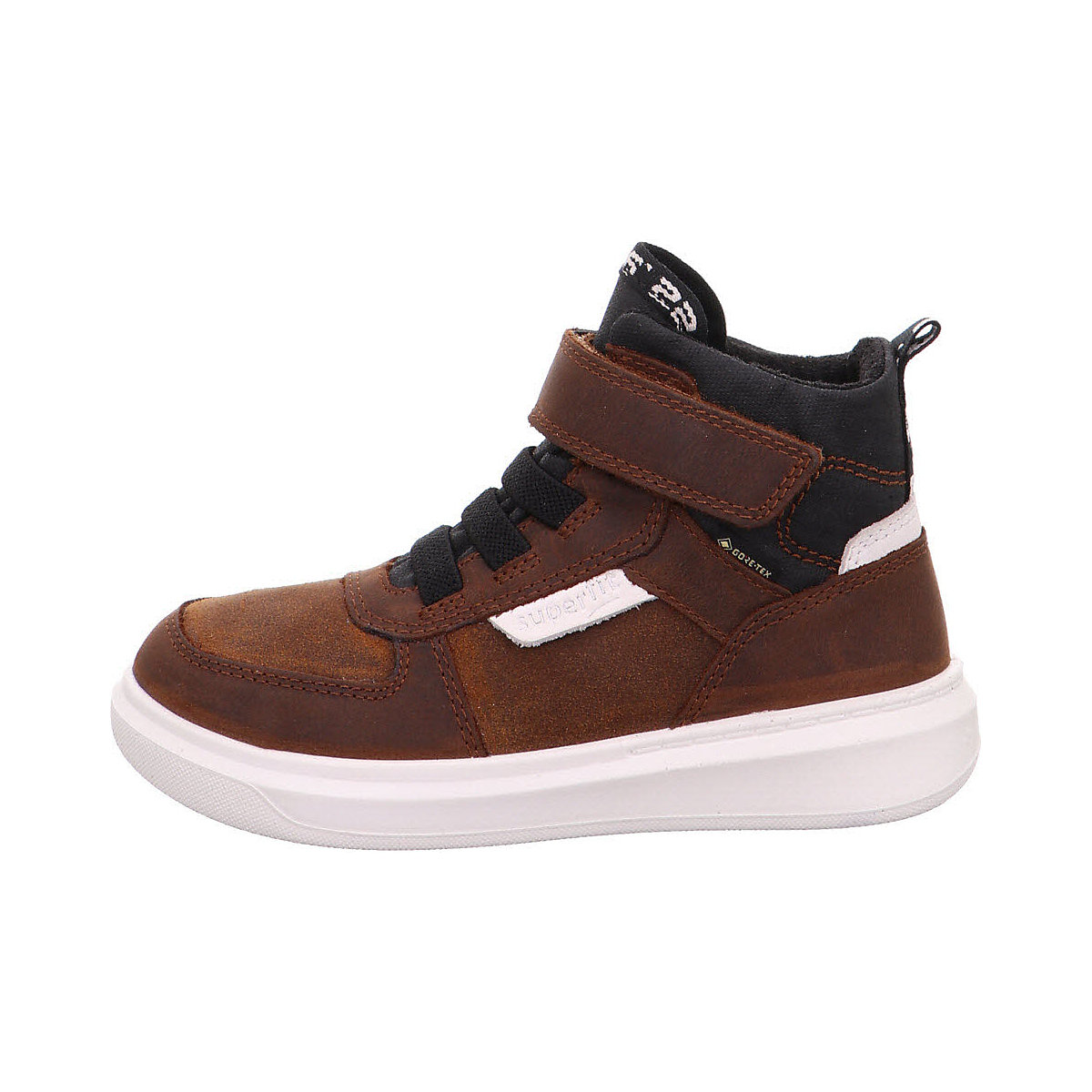Jungen Schnürhalbschuhe Cosmo Boots Kinderschuhe Lederkombination uni Outdoorschuhe
