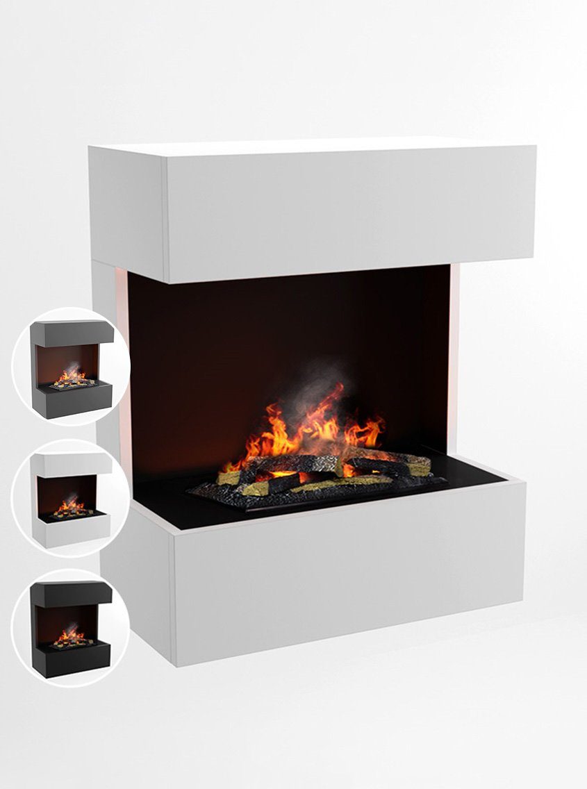 Kaminlicht Elektrokamin Freytag Wasserdampf Kamin, Elektrischer Kamin, Wasserdampfkamin mit 3D Feuer und Knisterfunktion