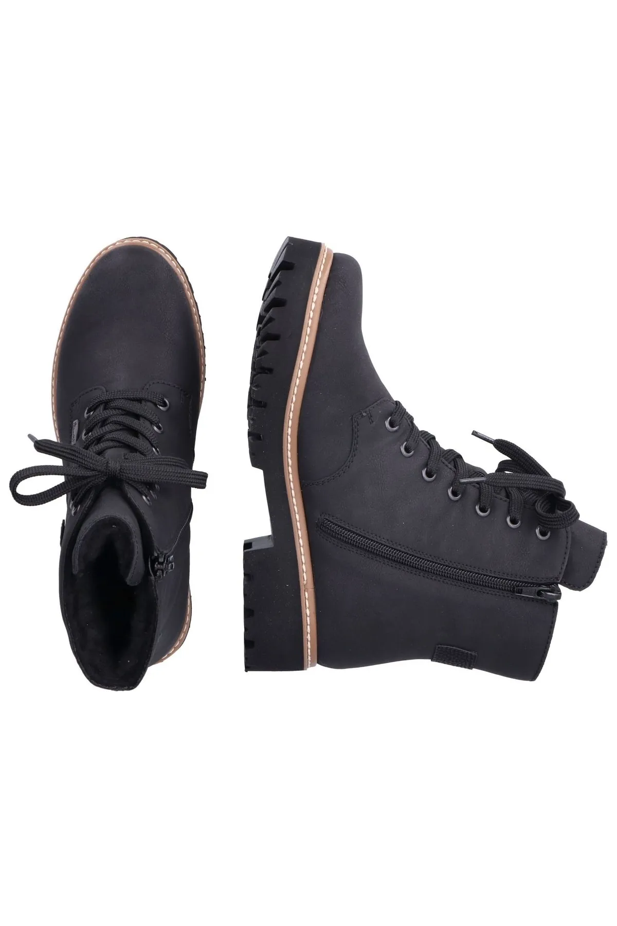 Rieker  Stiefelette - Schwarz - Blockabsatz