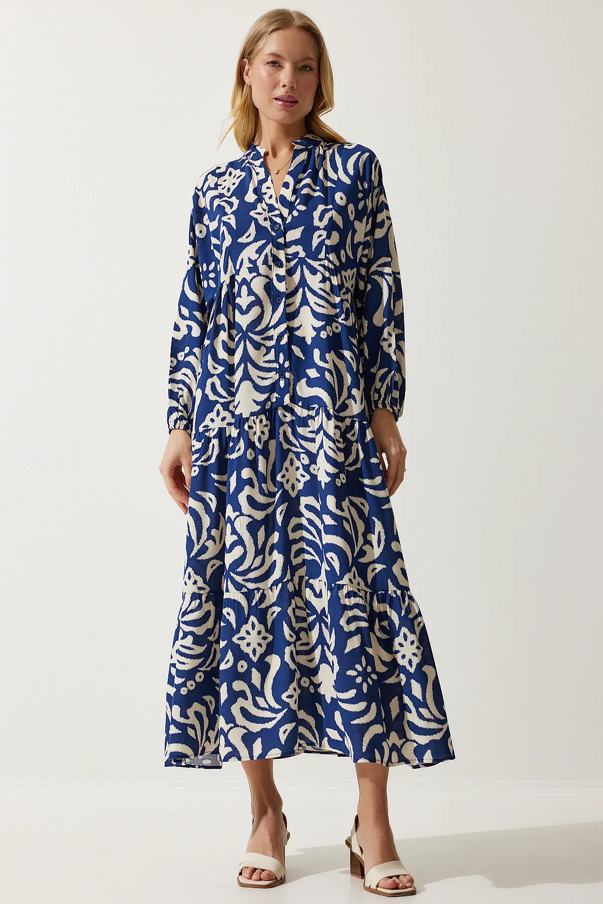 Happiness İstanbul  Kleid - Dunkelblau - A-Linie
