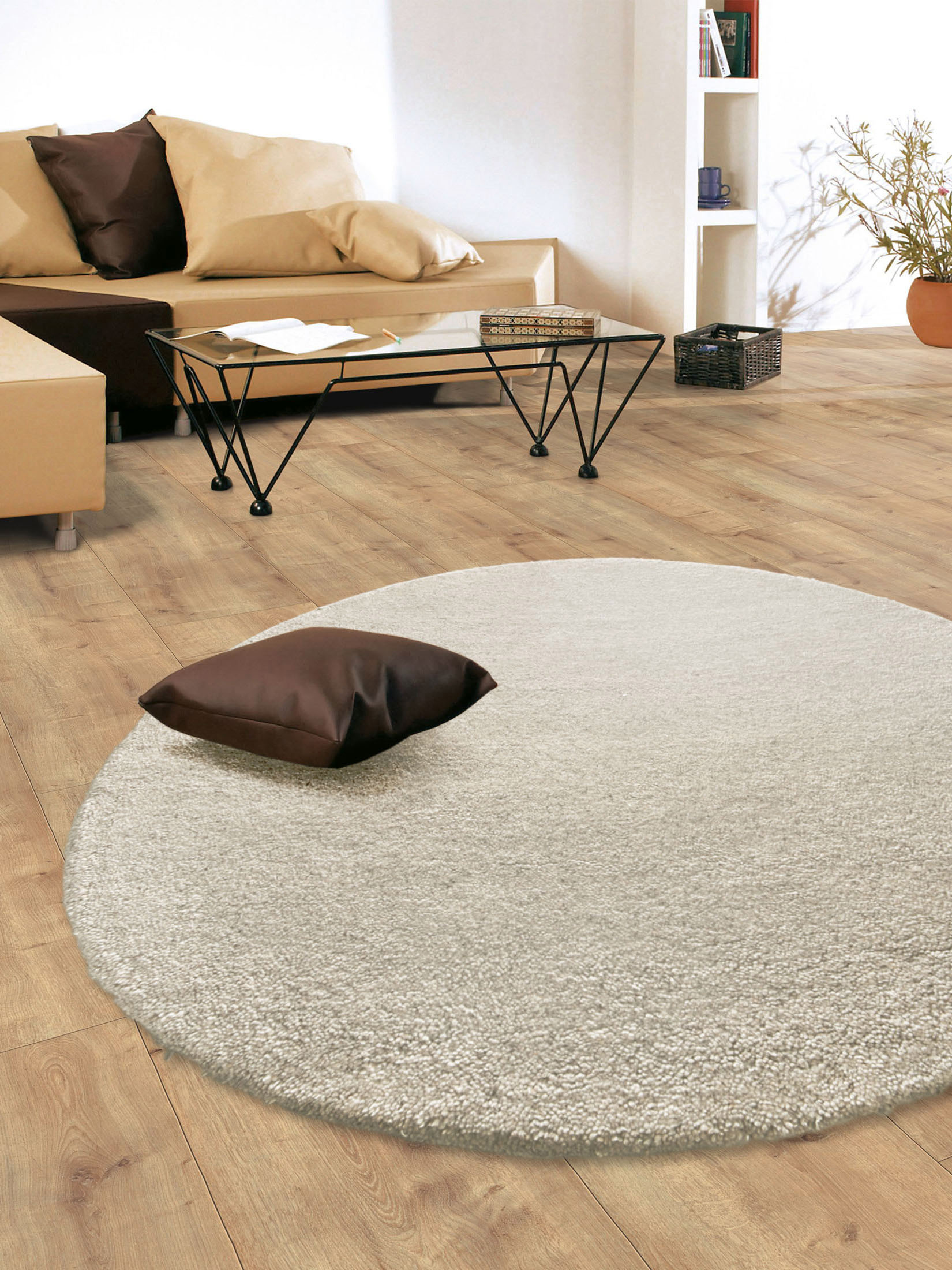 Atlas Berber-Teppich, Creme