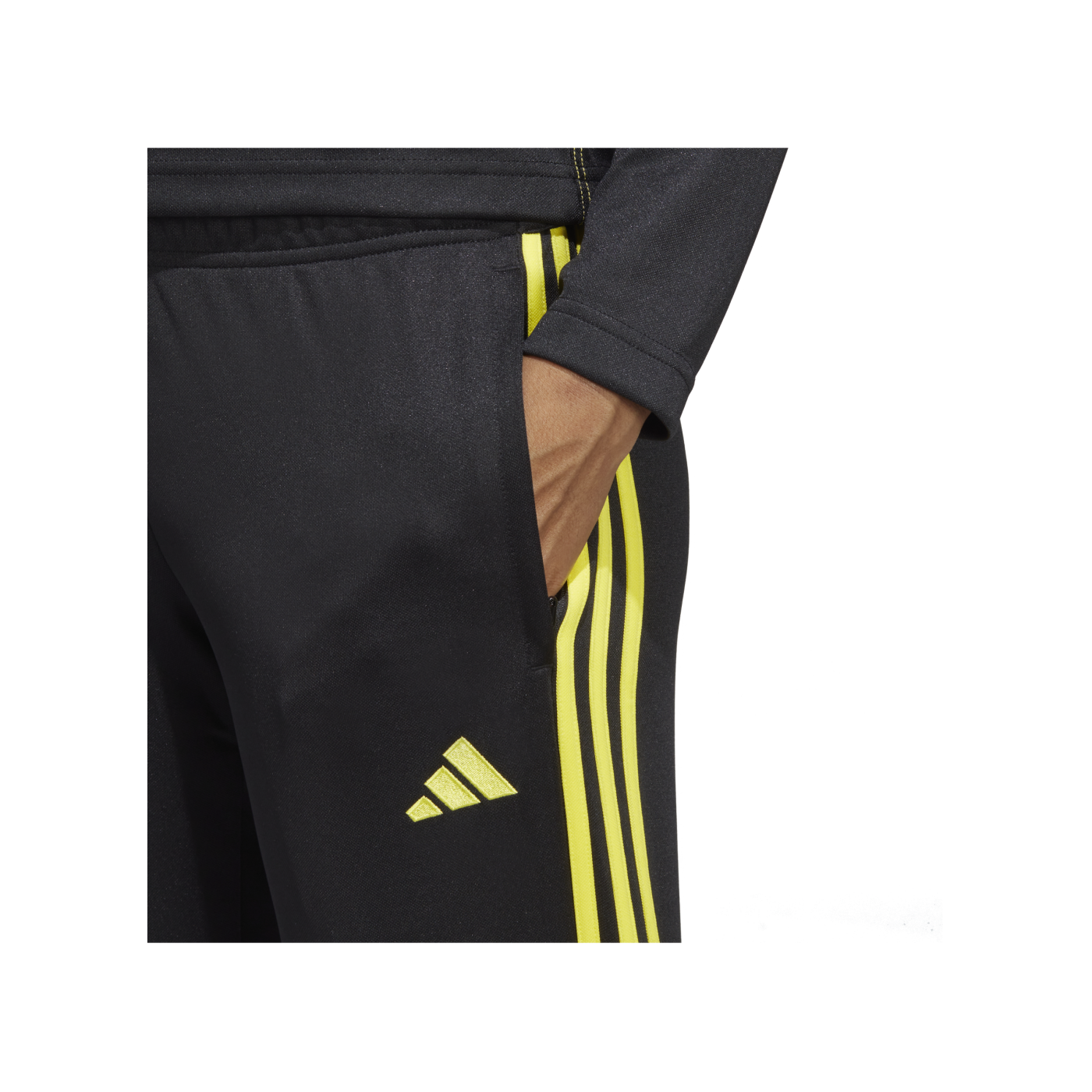 adidas Tiro 23 Club Trainingshose Damen Schwarz Gelb