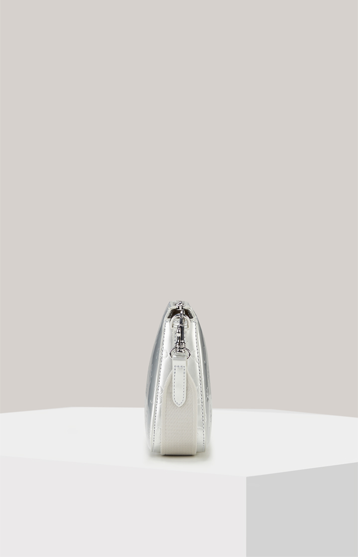 Schultertasche Decoro Lucente Jasmina in Silber