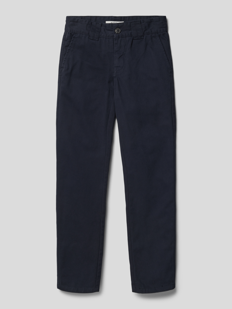 Hose mit Label-Detail in blau