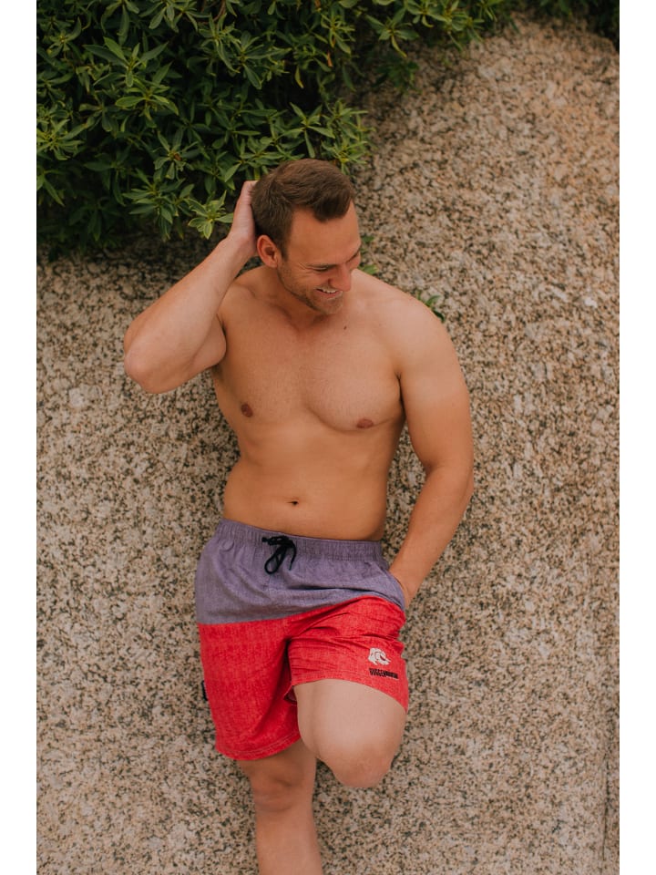 GUGGEN MOUNTAIN Badehose Widder in Rot günstig kaufen