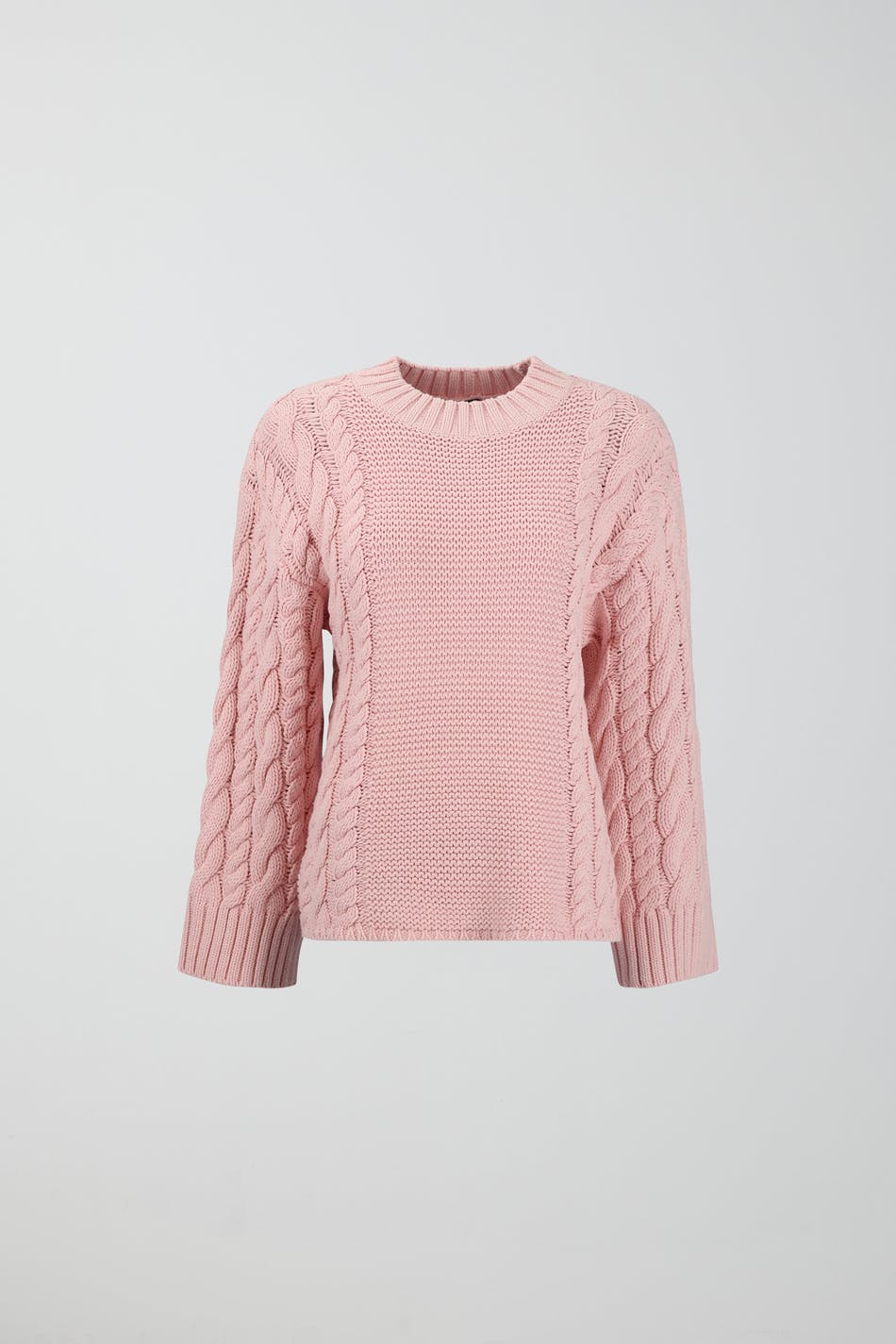 Chunky cable knit sweater