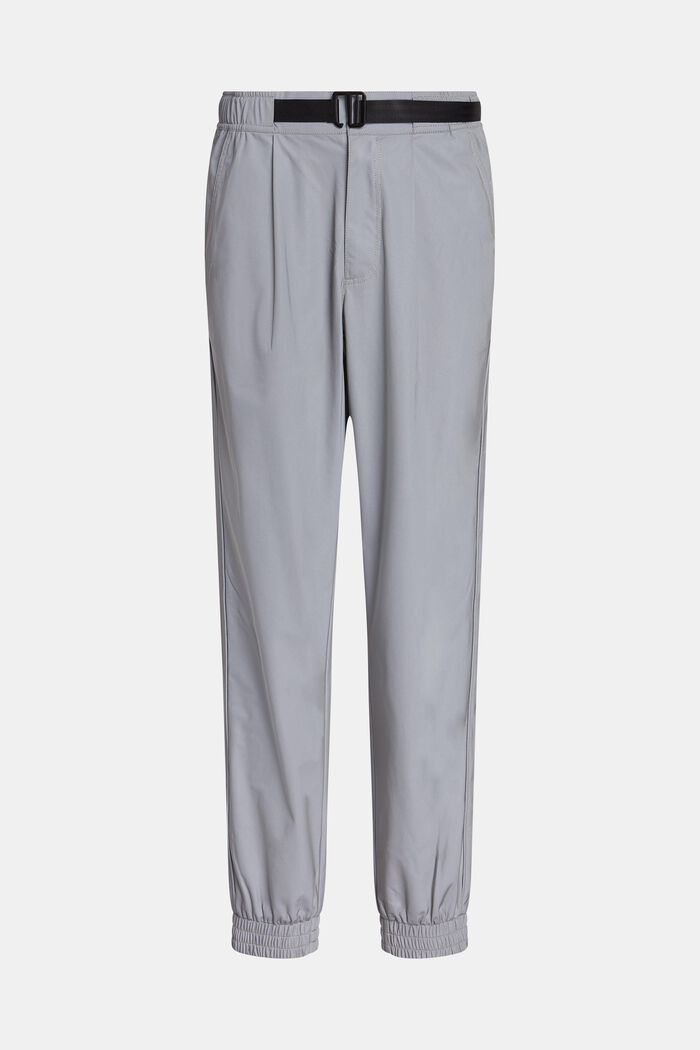 High-Rise-Pants im Jogger-Style mit Gürtelschließe