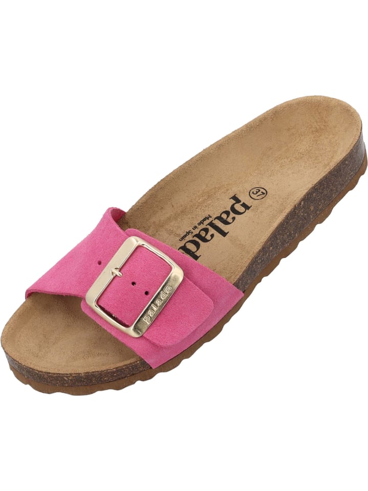palado Pantoletten in pink velours günstig kaufen