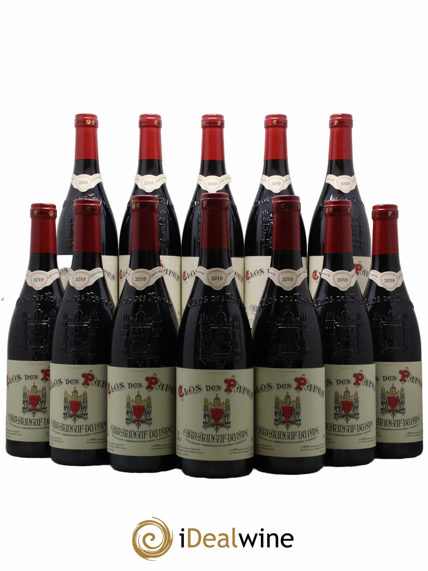 Châteauneuf-du-Pape Clos des Papes - Paul Avril  2019 - Lot de 12 Bouteilles