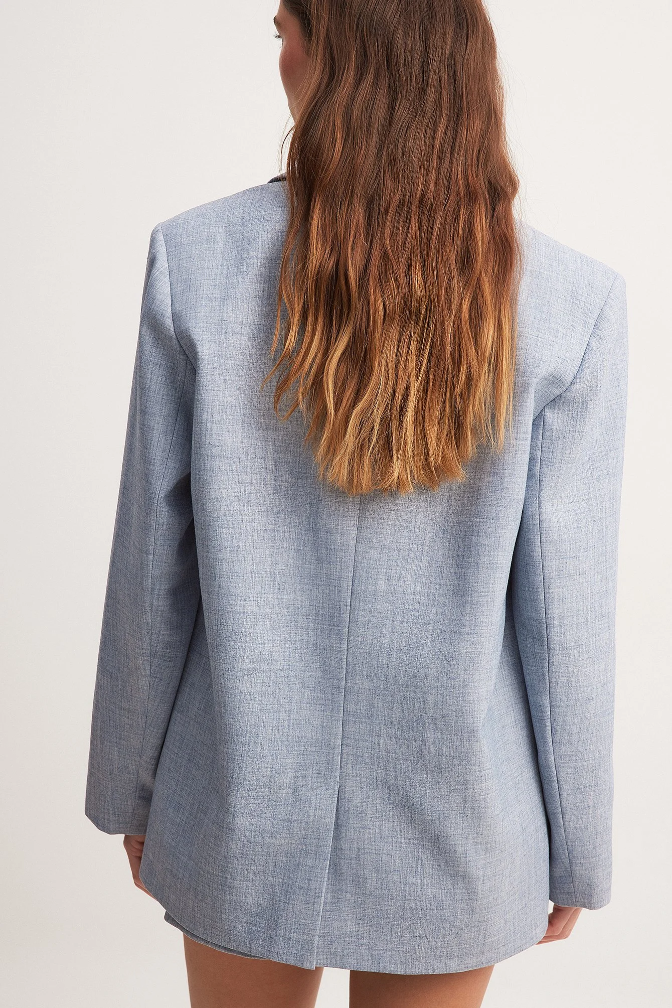 Oversize-Blazer aus Melange
