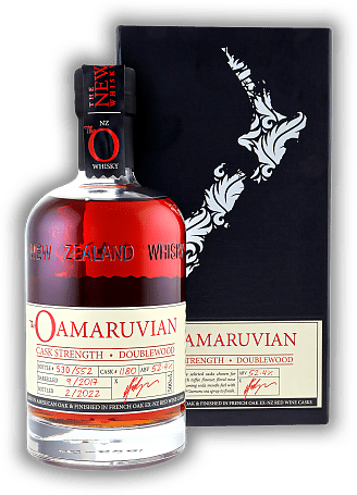 New Zealand Whisky Company The Oamaruvian Cask Strength Doublewood 52,4% New Zealand Whisky Company The Oamaruvian Cask Strength Doublewood 52,4%  0,5	 Liter - Vol 52,4%