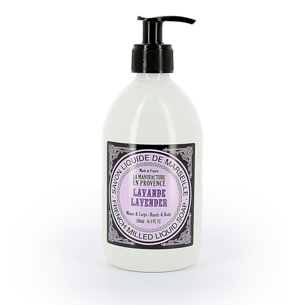 La Manufacture en Provence Savon liquide de Marseille 500ml à la Lavande BIO SAVON LIQUIDE BIO