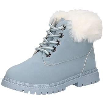 Puccetti Schnür Boots in blau