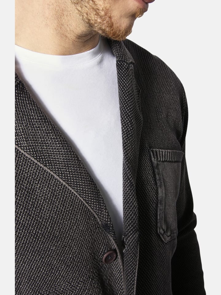 Jan Vanderstorm Strickjacke SIGURDULFAR in schwarz günstig kaufen