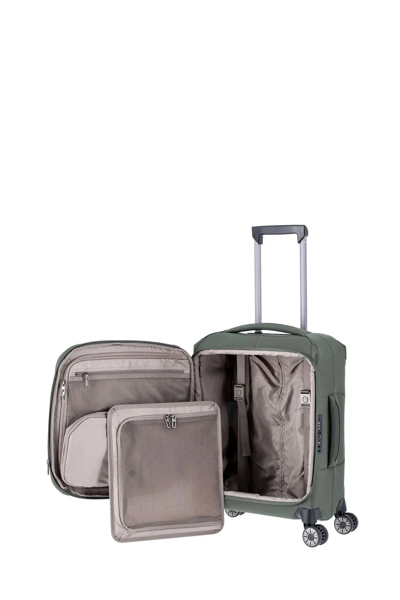 Travelite PRIIMA Kabinengepäck S mit 4 Rollen - Oliv