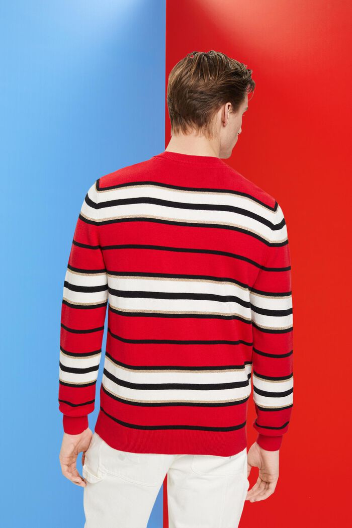 Gestreifter Pullover mit Kaschmir