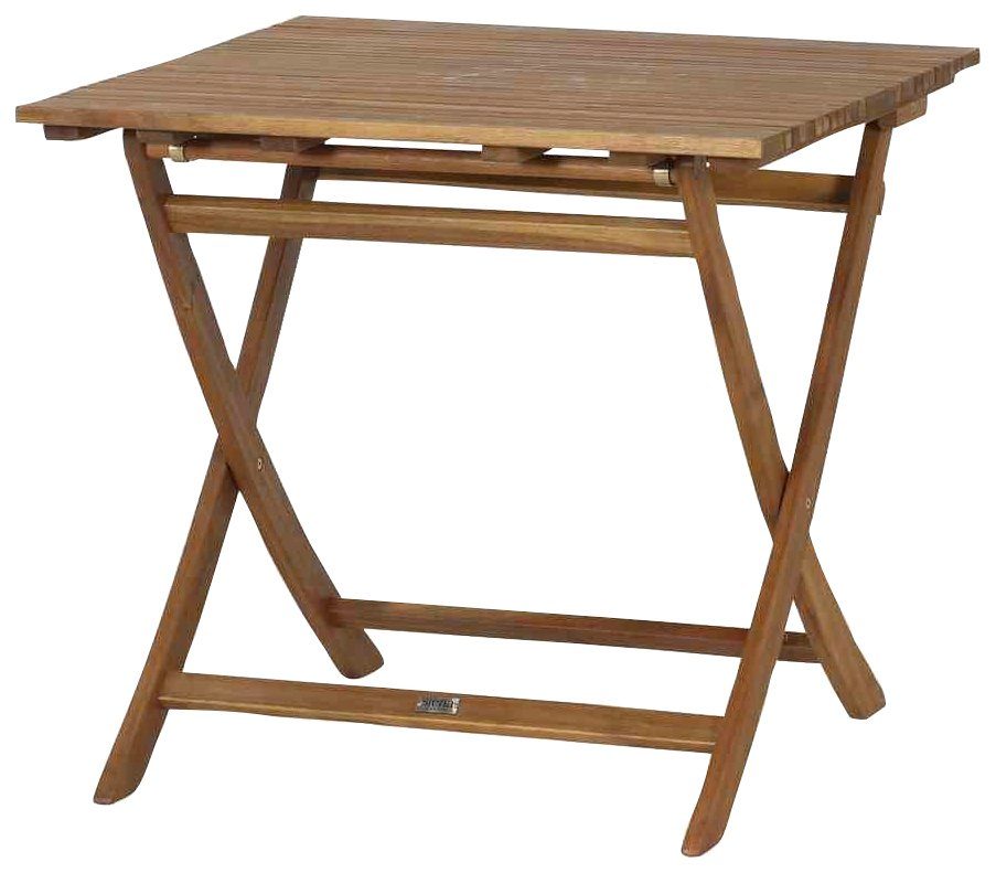 Siena Garden Klapptisch Falun, 80x74 cm, Akazienholz
