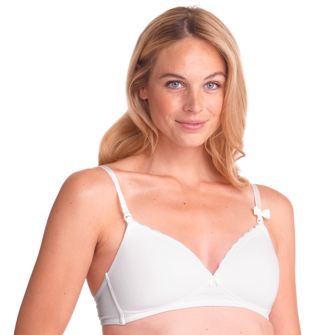 2 Damen Still-BHs mit Einhand-Clipverschluss