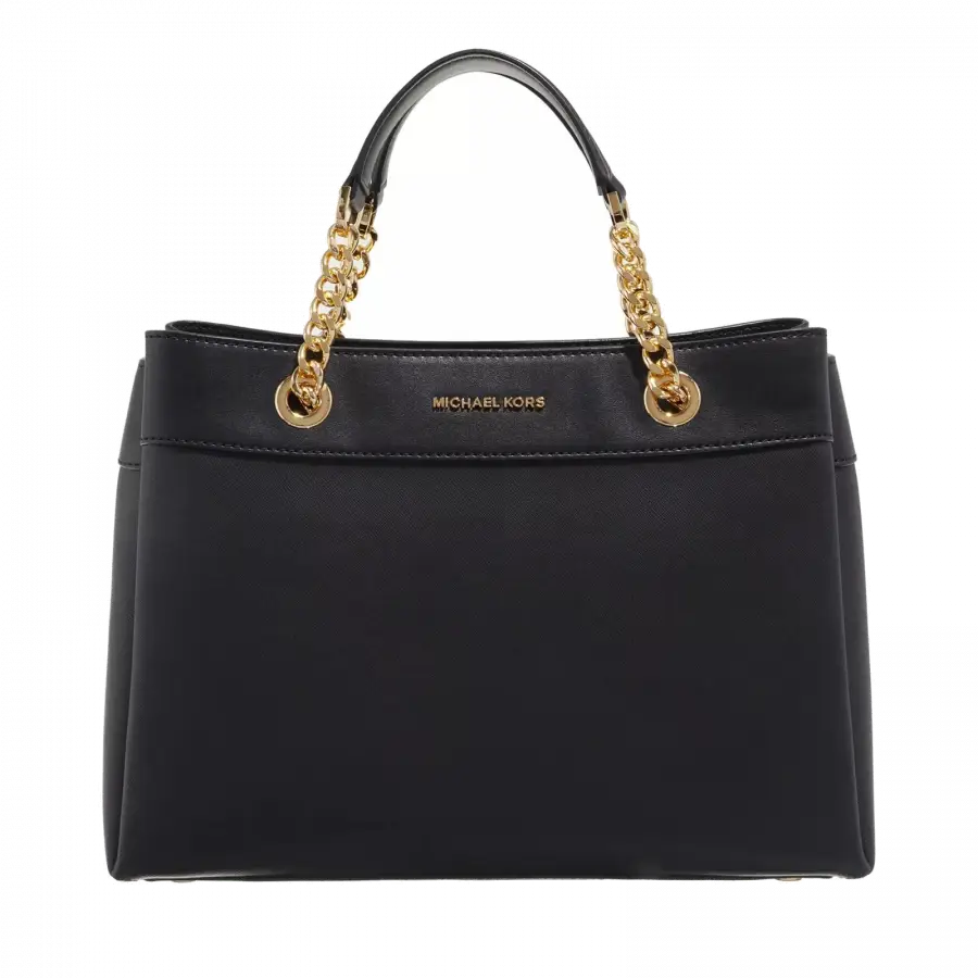 Michael Kors - Michael Kors Handle Bags Metallkette Black - schwarz