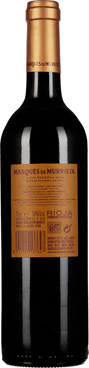 Marqués de Murrieta Rioja Gran Reserva Selección Especial 30 Aniversario 2013