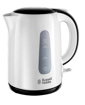 RUSSELL HOBBS Wasserkocher Schwarz, Weiß 1.7 L Kunststoff 2200