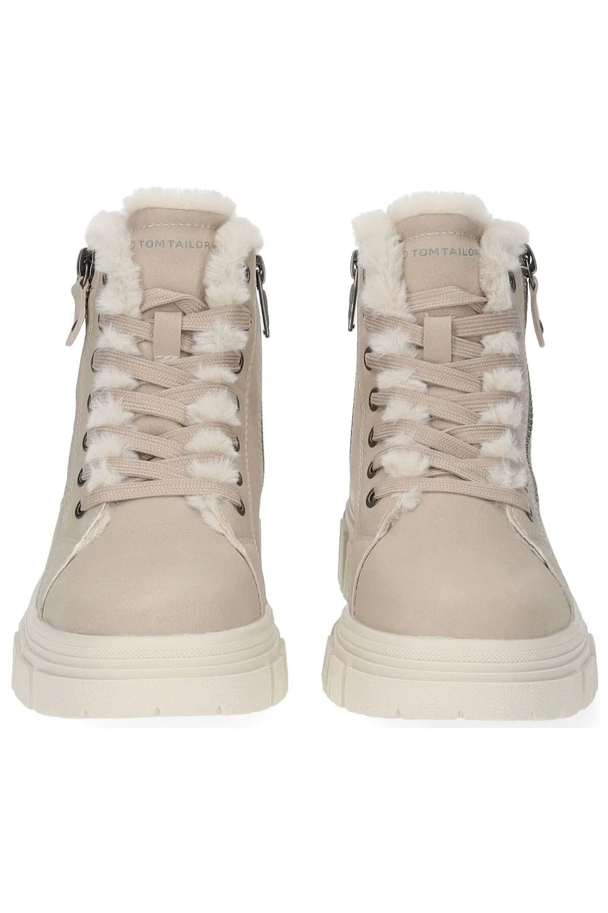 Tom Tailor  Stiefelette - Grau - Blockabsatz