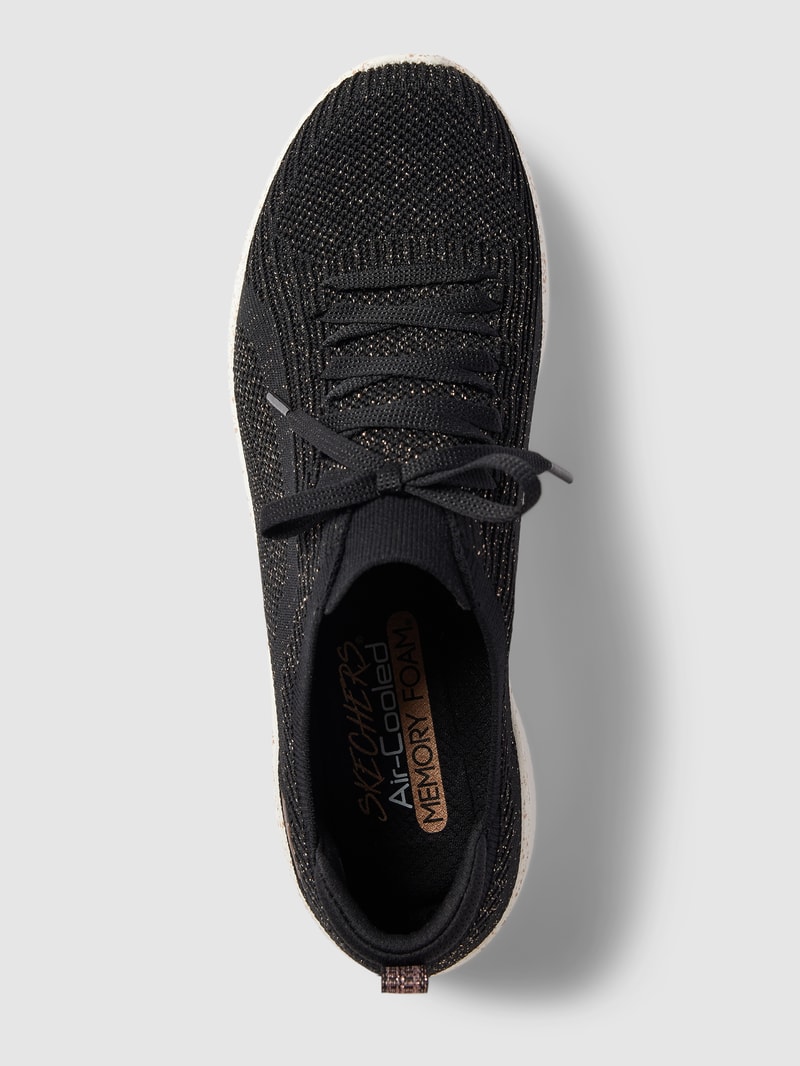 Sneaker mit Schnürverschluss in schwarz