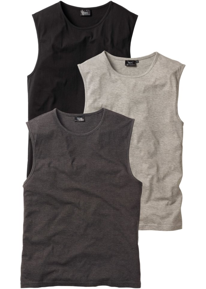 Muskelshirt (3er Pack)
