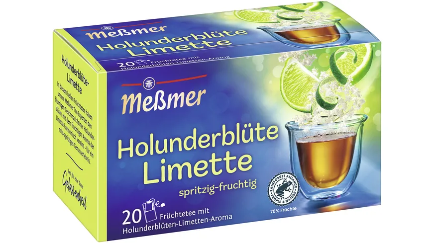 Meßmer Fruechtetee Holunder-Limette 50 g