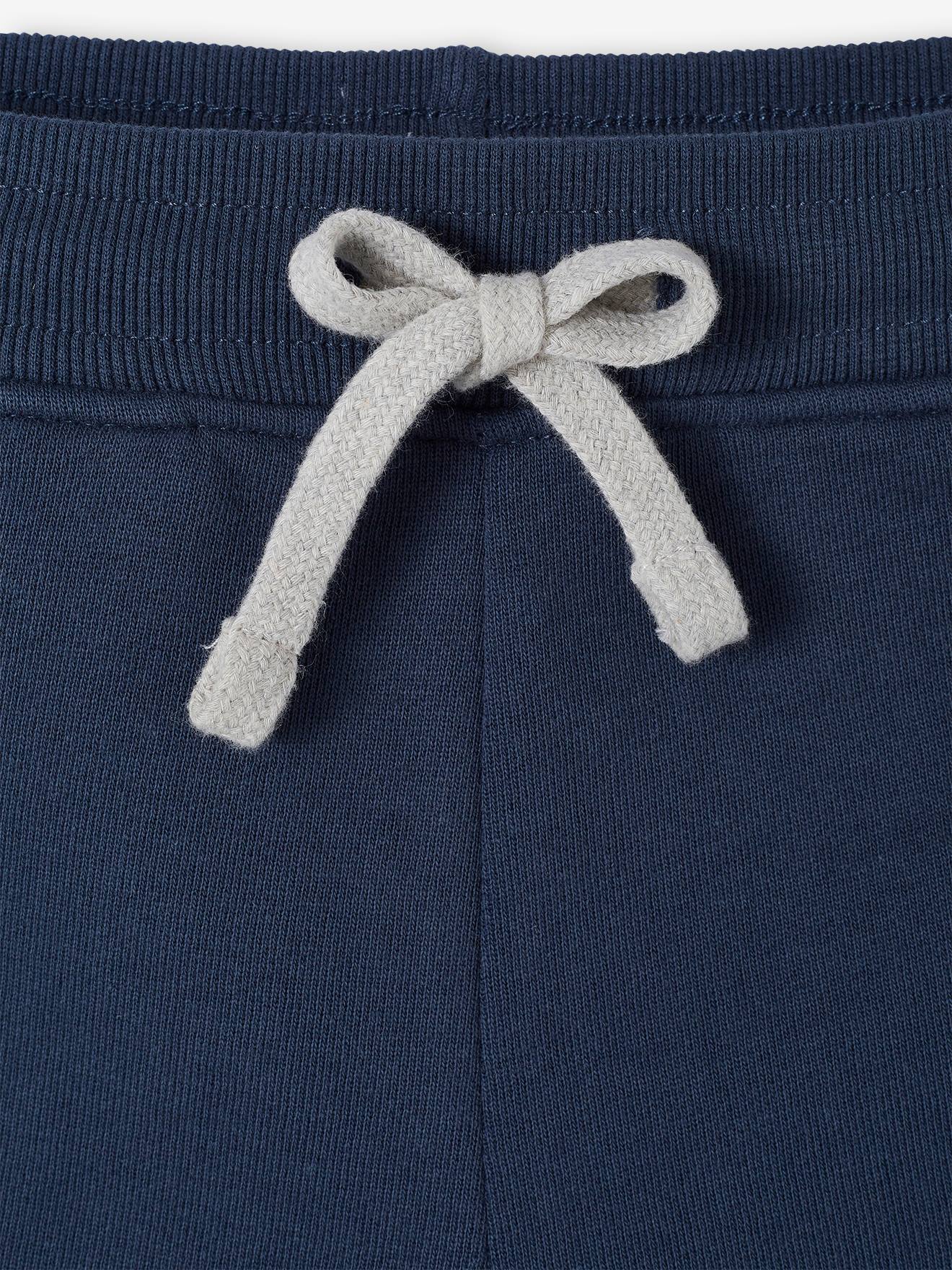 Vertbaudet Jungen Sport-Set: Sweatjacke, T-Shirt & Shorts - marine