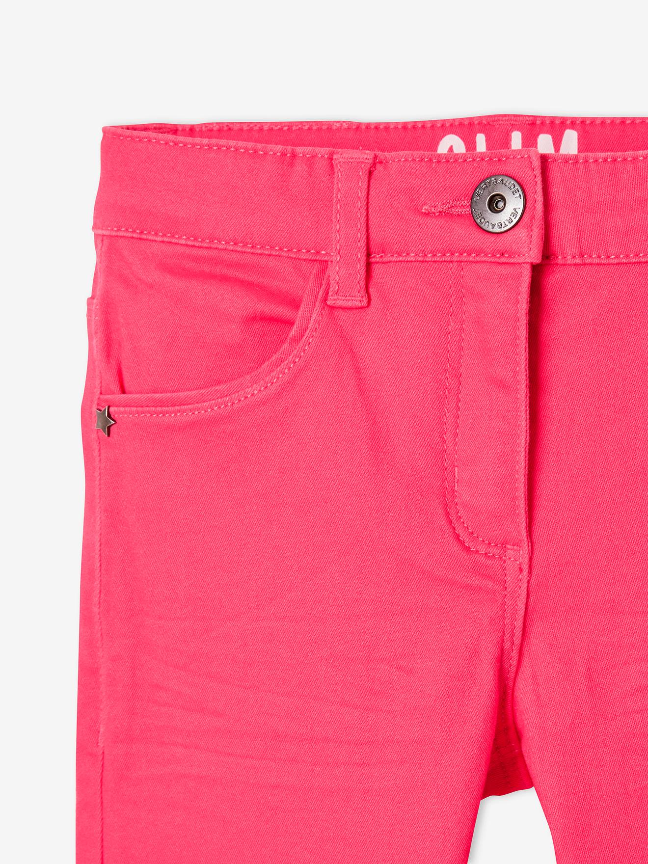 Vertbaudet Mädchen Slim-Fit-Hose, Hüftweite COMFORT - grün