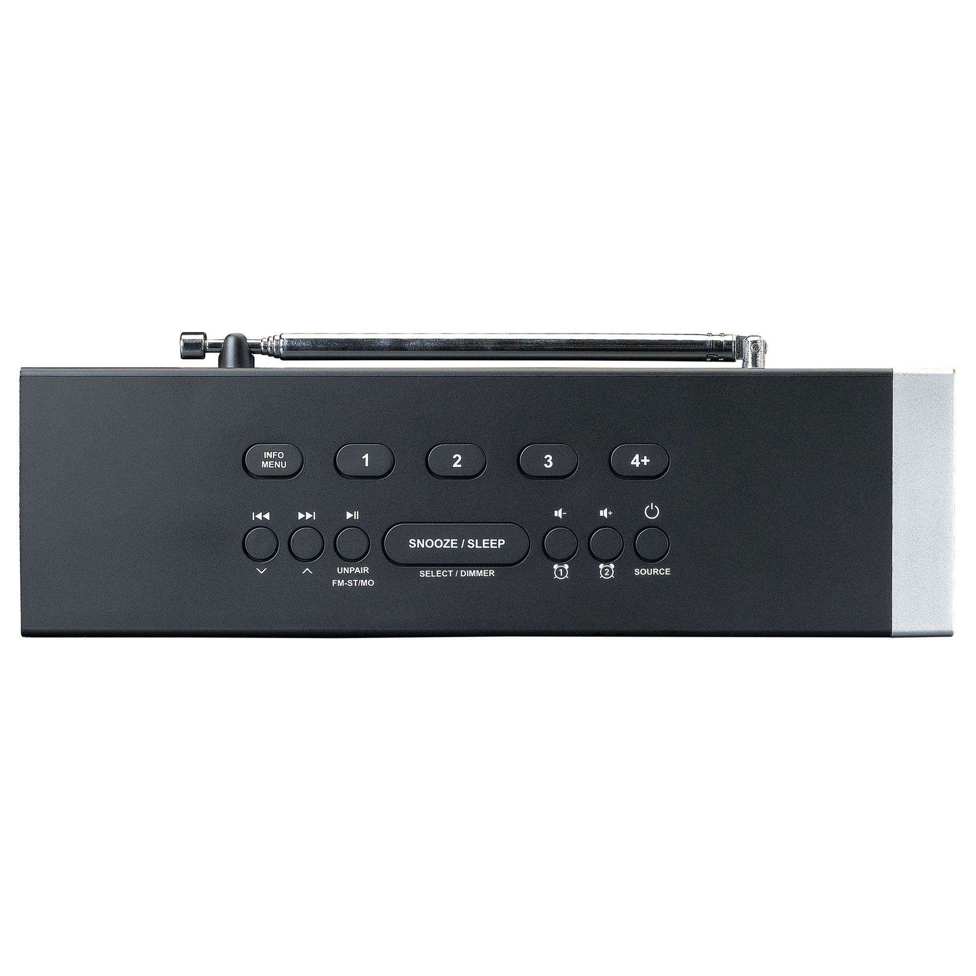 Lenco CR-640BK Stereo FM Radiowecker
