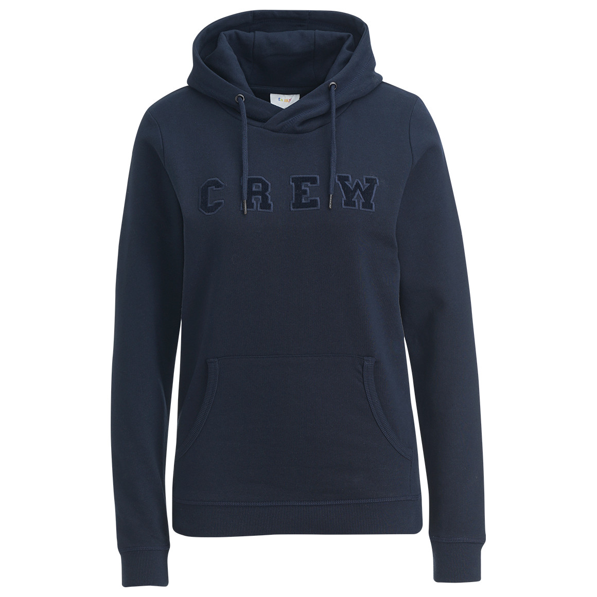 Damen Hoodie mit appliziertem Schriftzug