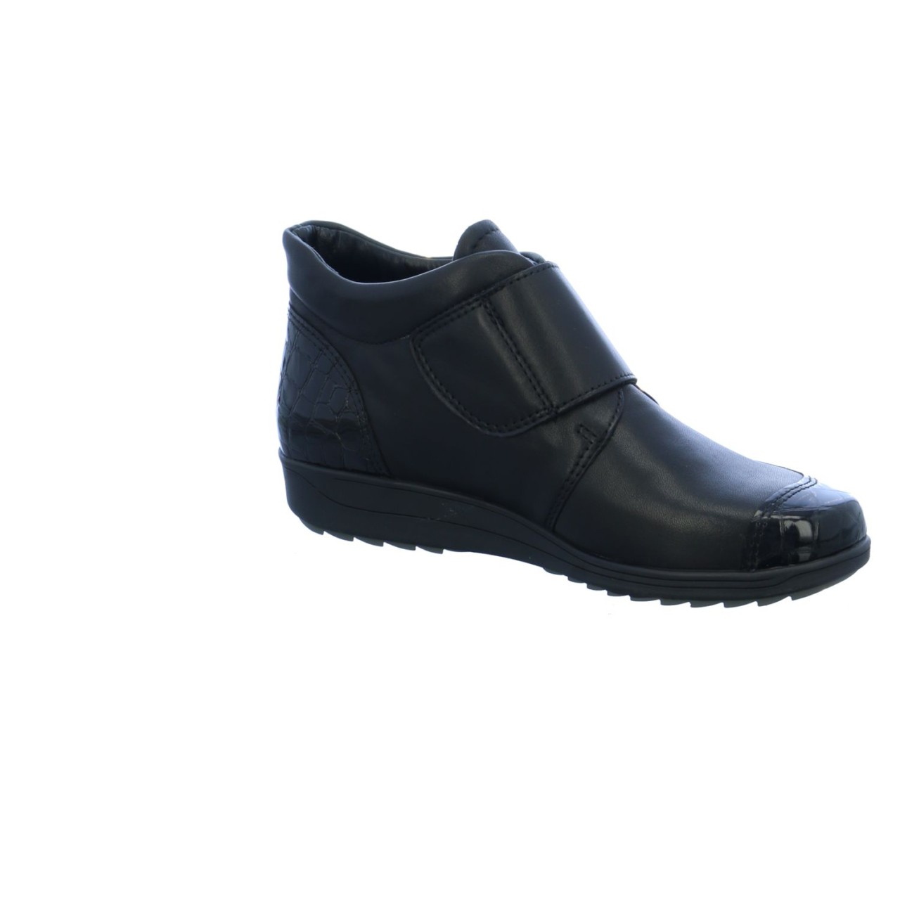 ARA Stiefeletten schwarz kroko-Lack Softcalf