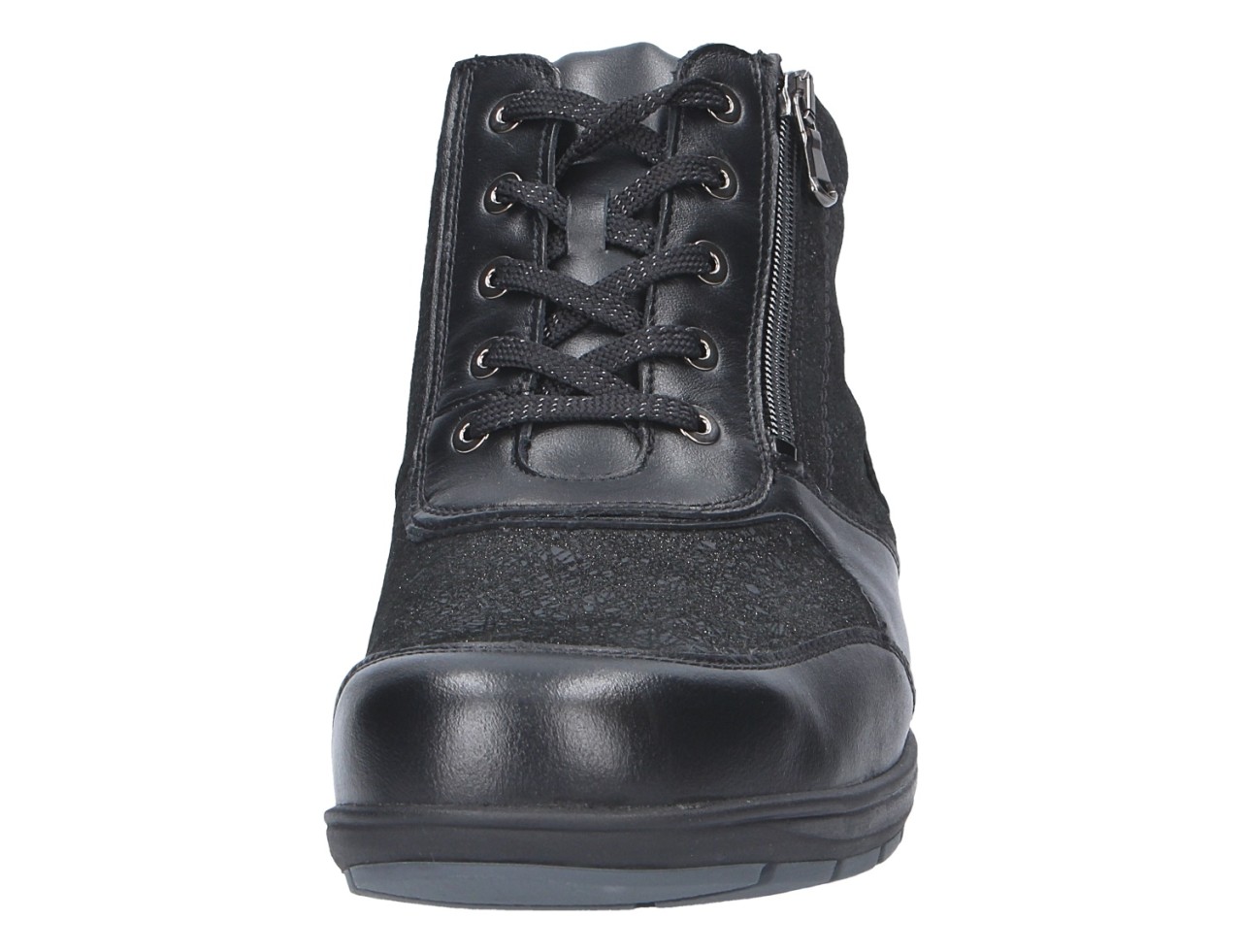 WALDLÄUFER Schnür-Stiefeletten schwarz