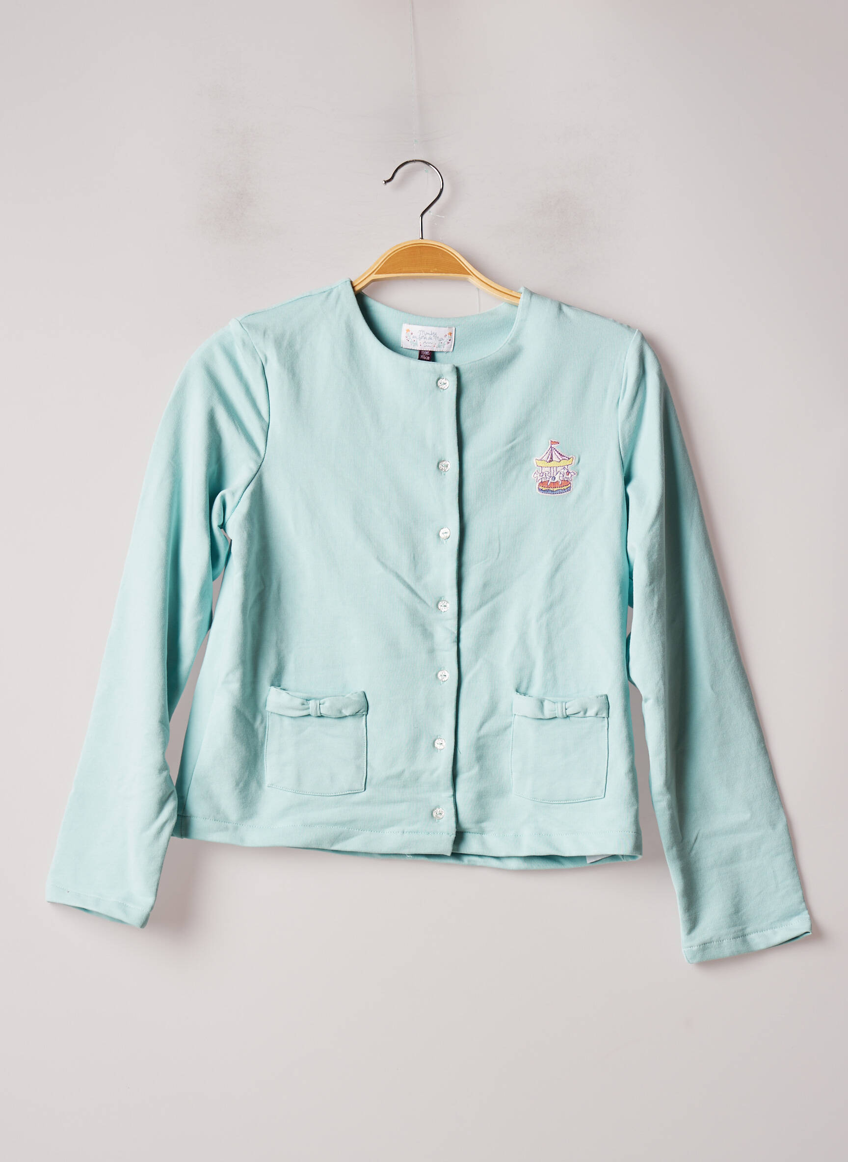Sergent Major Vestecasual Fille couleur bleu