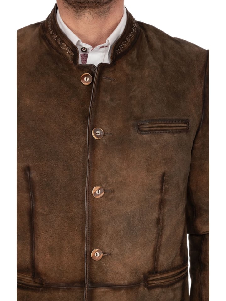 MADDOX Lederjacke KIRNBERG in braun günstig kaufen