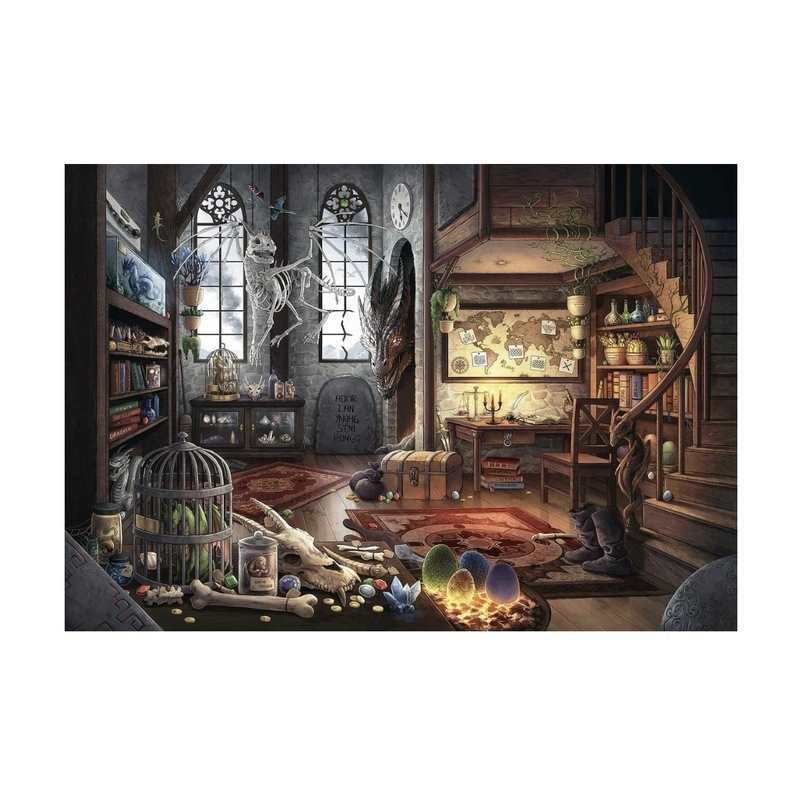 Escape puzzle l'antre du dragon 759 pièces