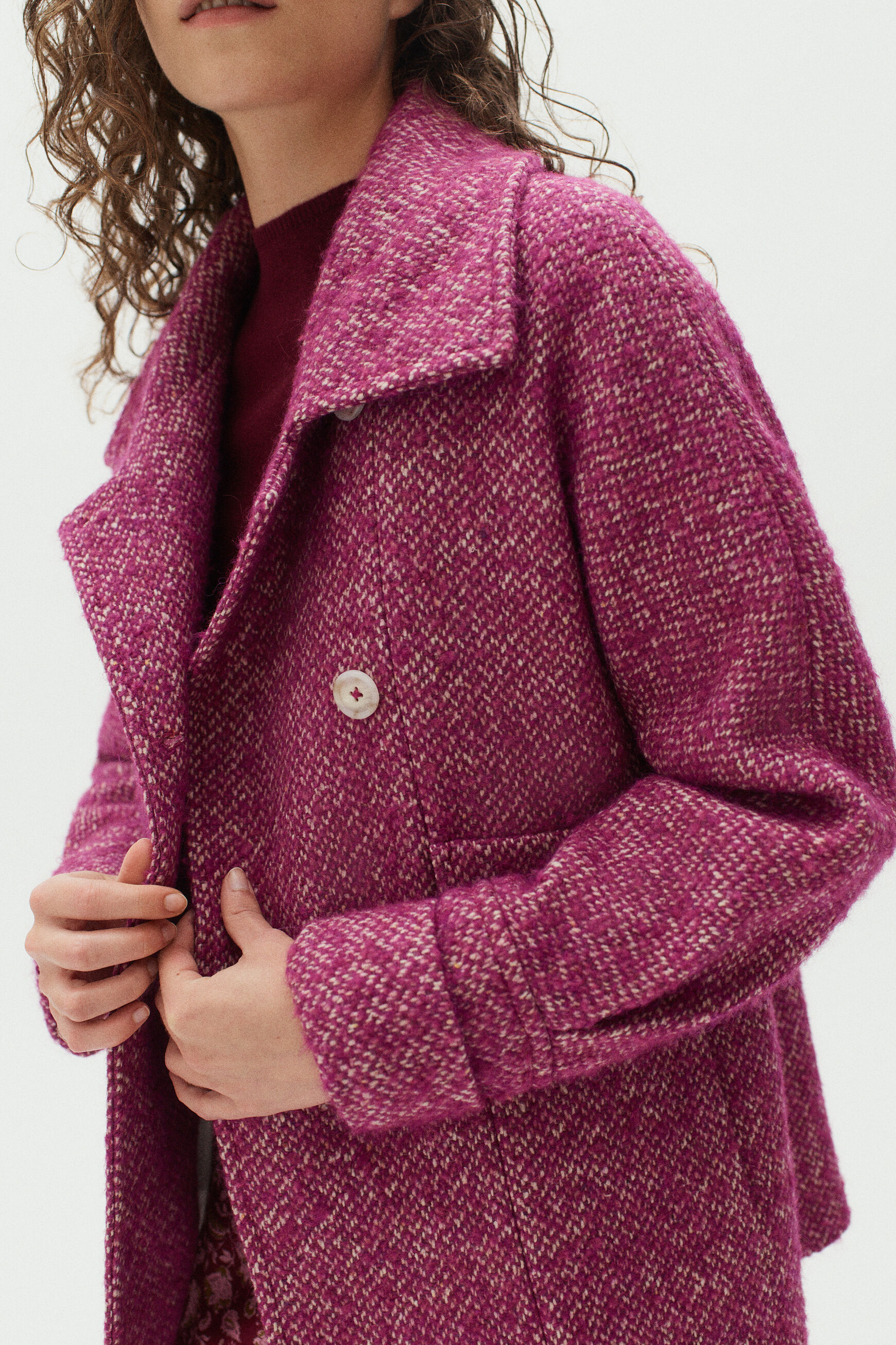 manteau elio prune femme