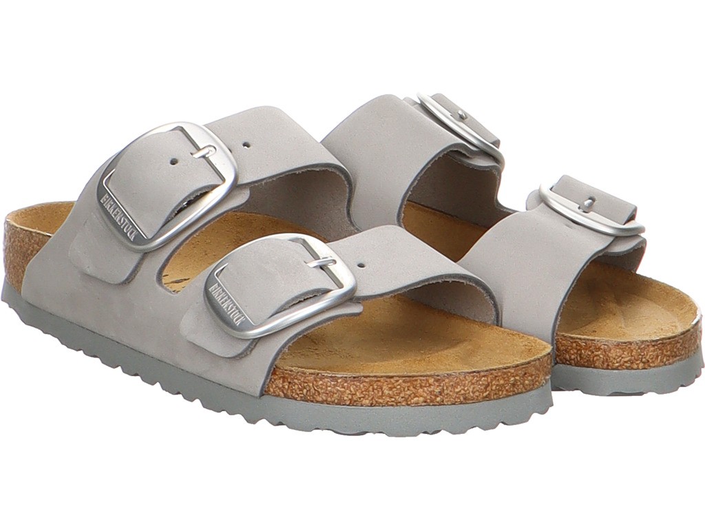 BIRKENSTOCK Klassische Sandalen grau Arizona Big Buckle[Slipper]