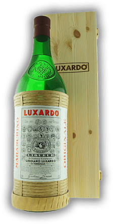 Luxardo Maraschino in Holzkiste 4,5 Liter Luxardo Maraschino in Holzkiste 4,5 Liter Eine italienische Spezialität! 4,5	 Liter - Vol 32%